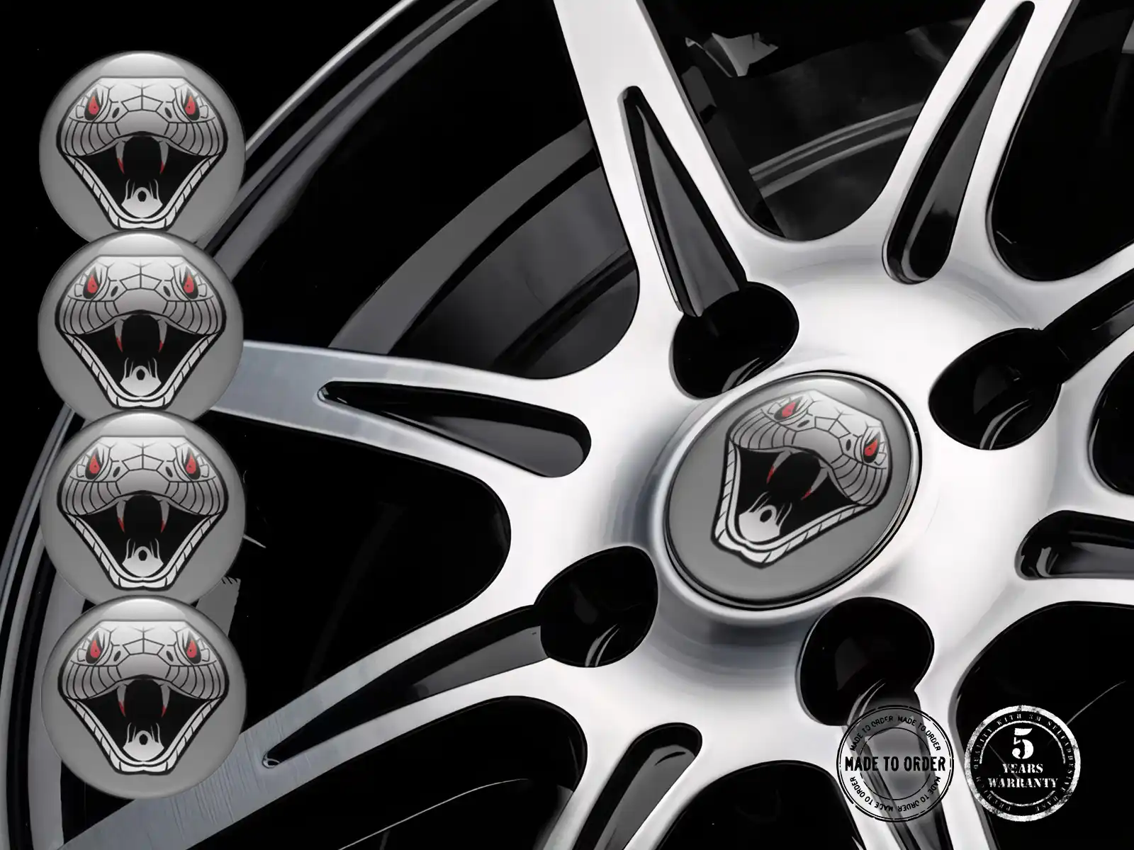 Domed emblem High-End Finish Superior Dome Labels